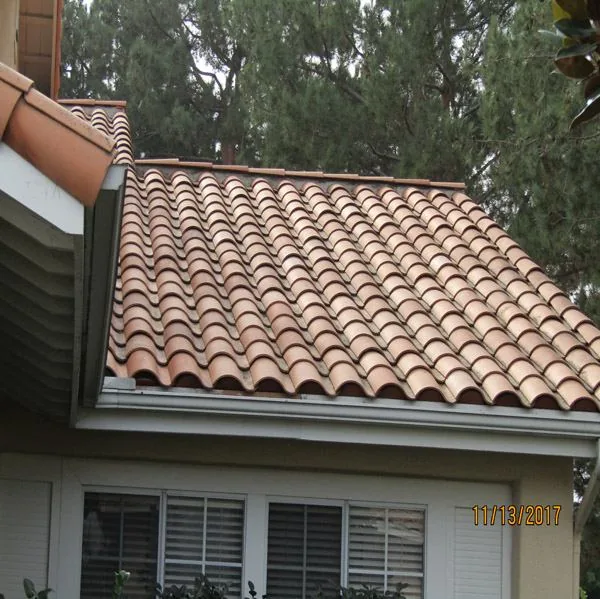 After photo of roof debris cleaning service